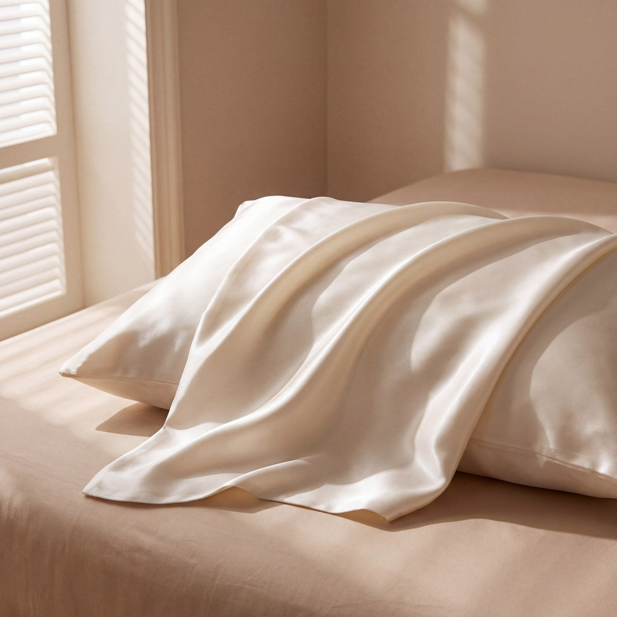 alabaster silk pillowcase