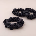 obsidian silk scrunchie